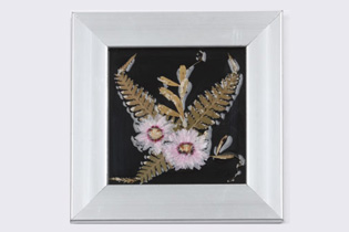 Charcoal Tile Pressed-Flower Frame